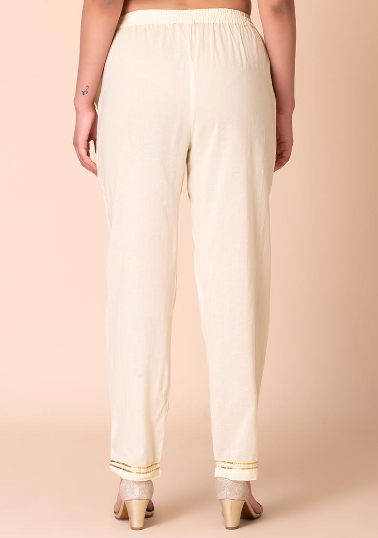 DONDUP Women Straight Pants DP268BBS0030DPTD000 White WOMEN DONDUP Women Straight Pants DP268BBS0030DPTD000 White WOMEN