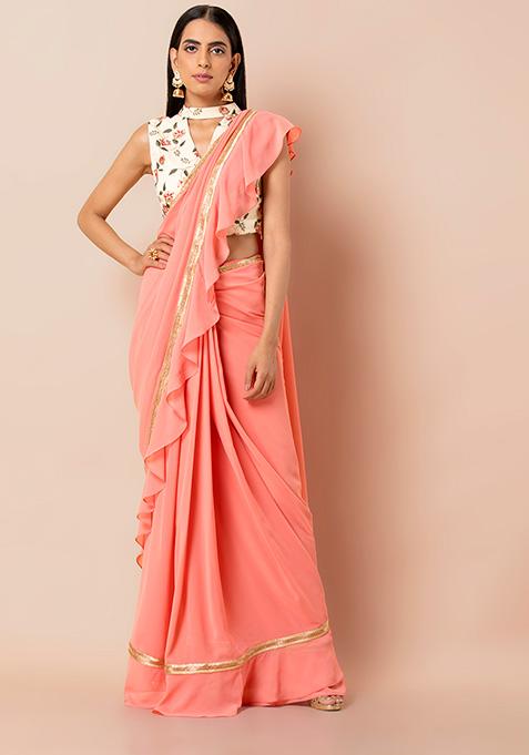 Indya ruffle saree skirt Clearance