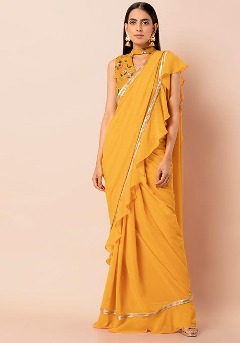 Indya ruffle saree skirt Clearance