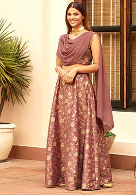 Buy Cotton Bandhani Leheriya Peplum Choli with Skirt and Belt for Women  Online @ Tata CLiQ Luxury
