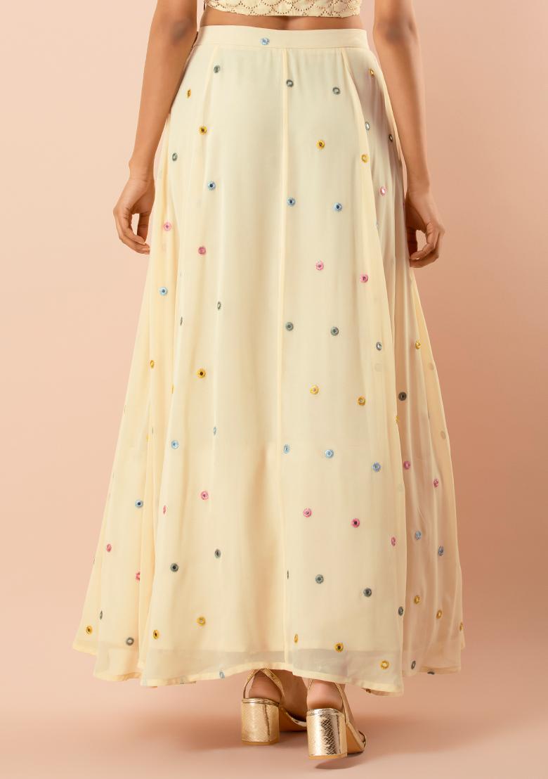 Buy Mirror Work Long Skirt for Women Online from Indias Luxury Designers  2023