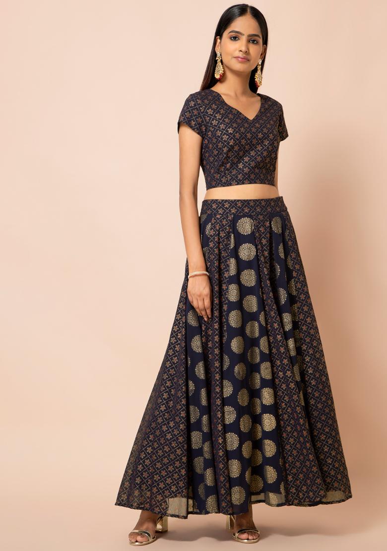 Green Peplum Top Style Lehenga Choli Lengha Skirt Top Sari Saree Indian  Lehanga | eBay