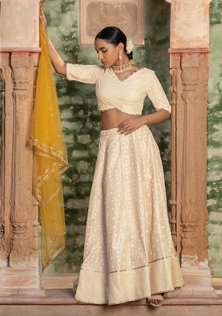 Party Wear Maroon Ladies Designer Skirt Crop Top Lehenga at Rs 1600 in Surat