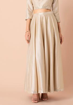 Line Elegant Satin Skirt | Korean Silk Satin Skirt | Satin Skirt High Waist  - Summer New - Aliexpress
