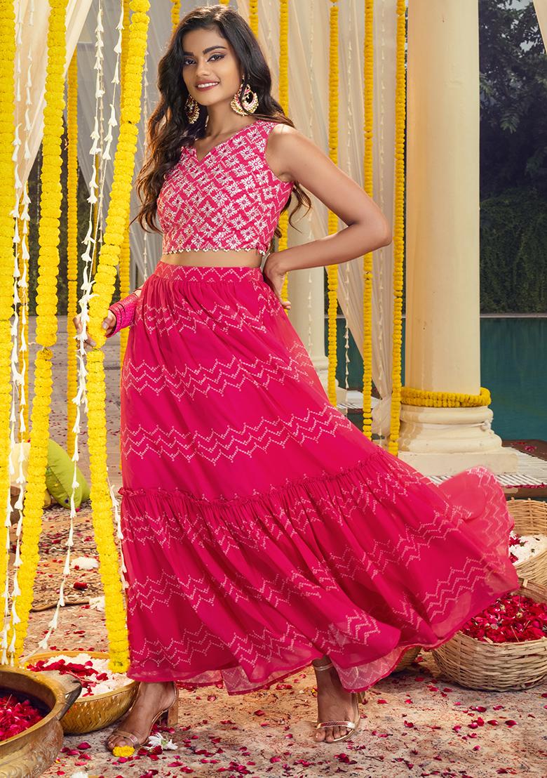 New Designer Ruffle Lehenga Choli