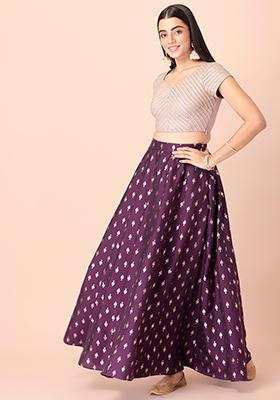 Gergeos Women Long Maxi Skirt Solid High Waist Comfort Ladys Casual Skirts S-3XL 