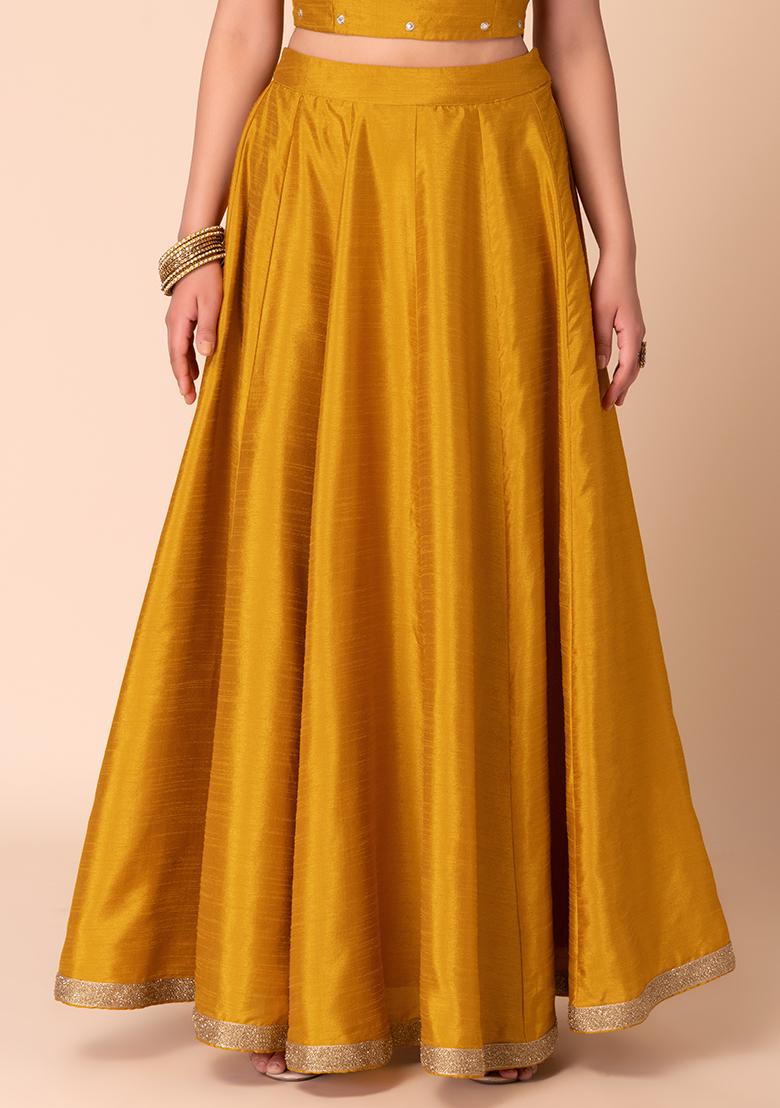 Mustard 2024 skirt silk