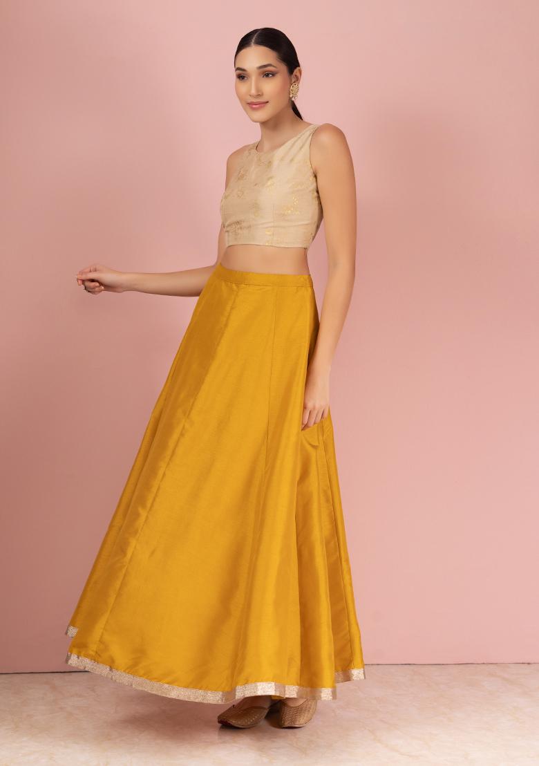 Buy Mustard Skirts for Women by Wedani Online  Ajiocom