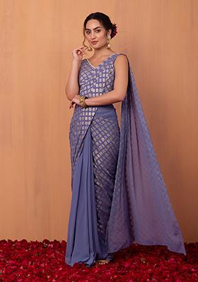 Shaadi Party Wear Designer Wedding Sari  Wedding Indian Dress