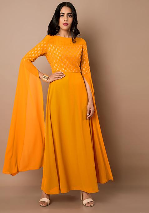 very long sleeve dress