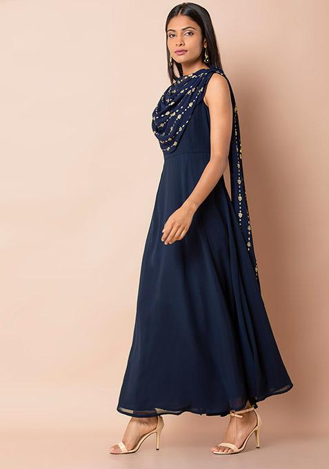 maxi with dupatta