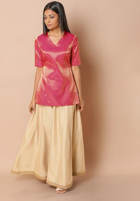 designer short kurtis for wedding