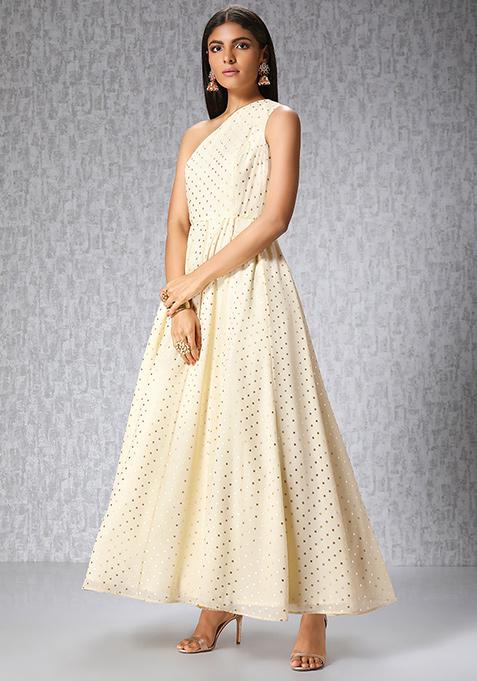 foil print maxi tunic