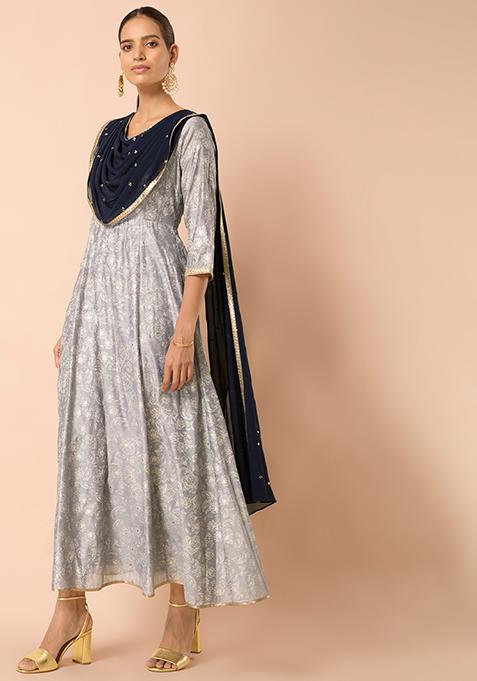 maxi with dupatta