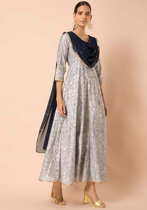 maxi with dupatta