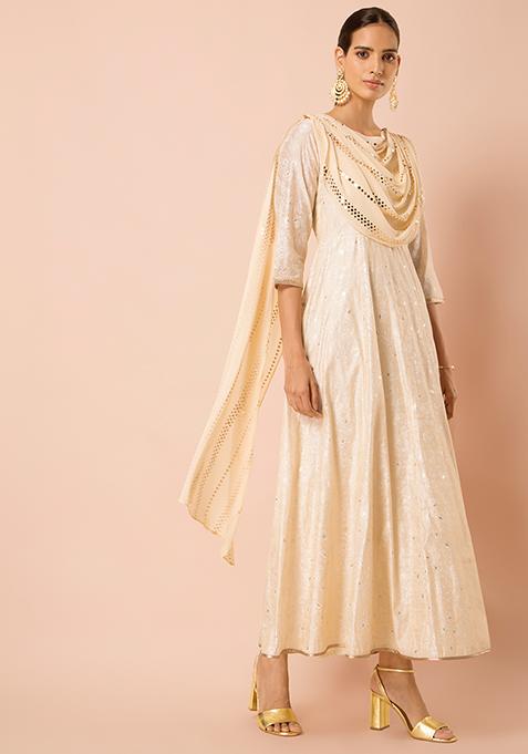 maxi with dupatta