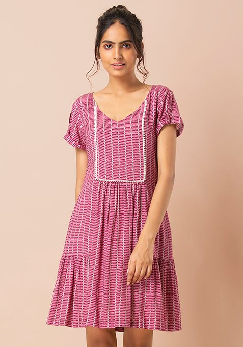 indya pink dress