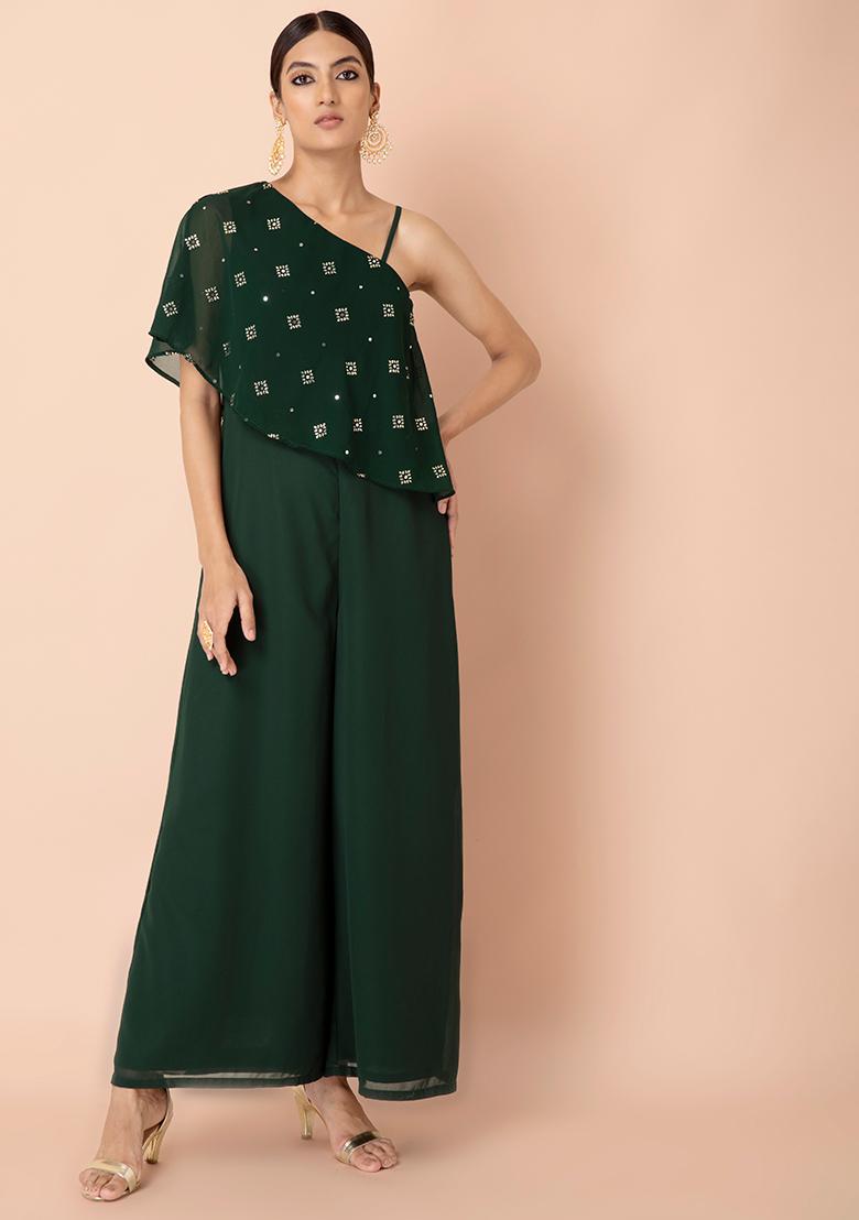 indya green jumpsuit