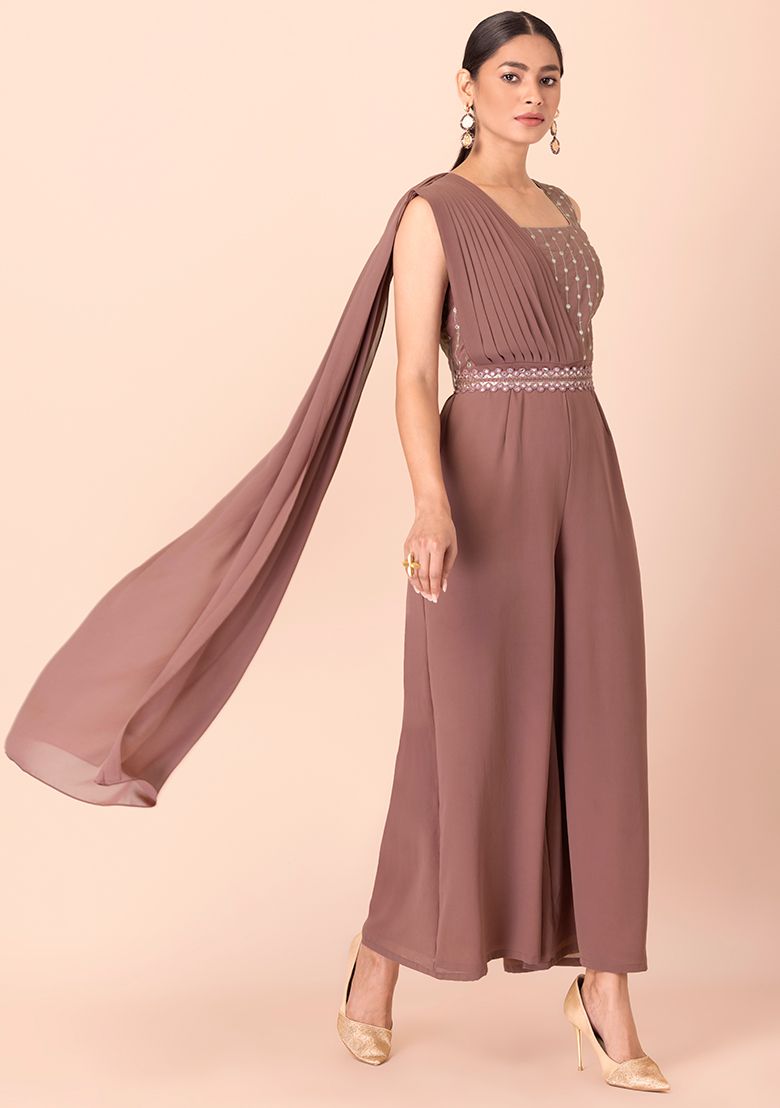 jumpsuit with dress attached