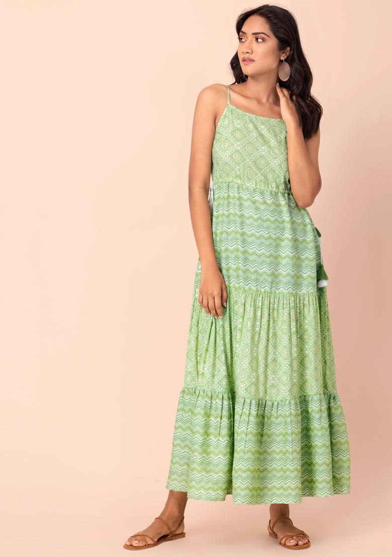 Buy Green Pakistani Dress for Women Online in India - Indya