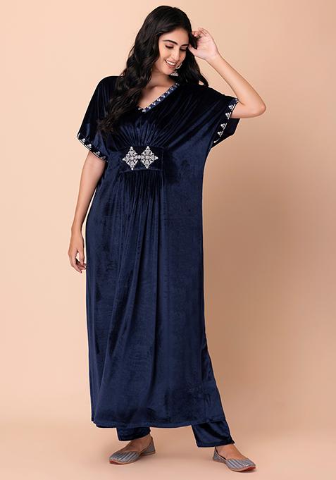 Velvet Kaftan main image 1