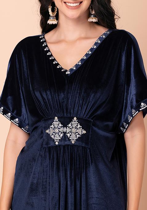 VELVET KAFTAN