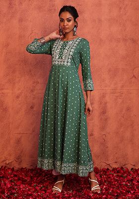 Peach Embroidered Frock Style Pakistani Sharara Suit Latest 2537SL02