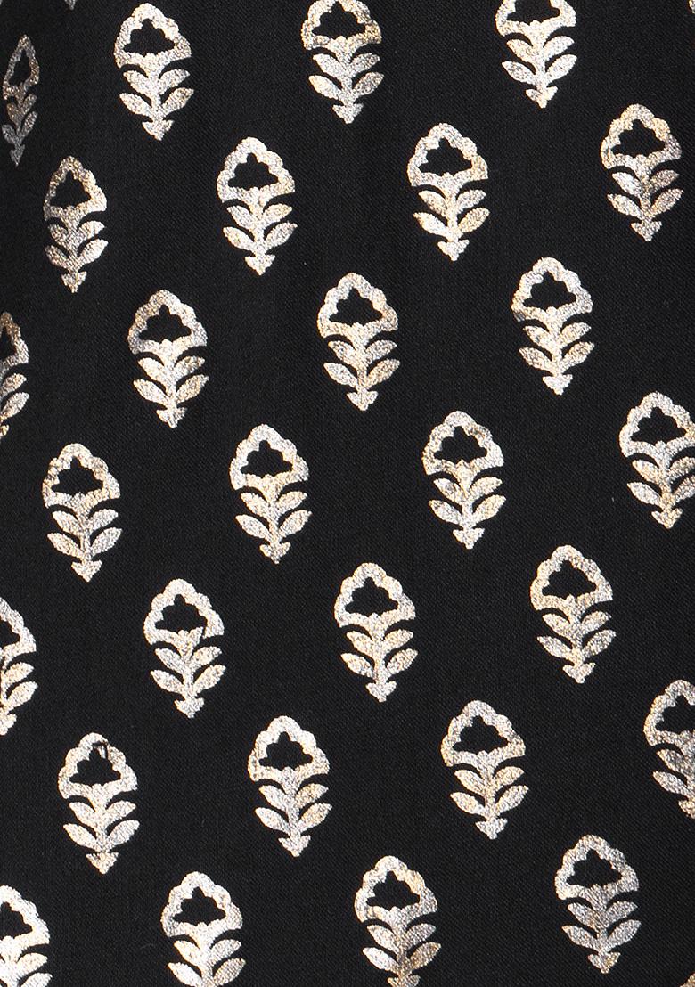 Foil Printed Rayon Kurta