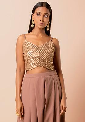 NA-KD Cropped Top pink elegant Fashion Tops Cropped Tops 