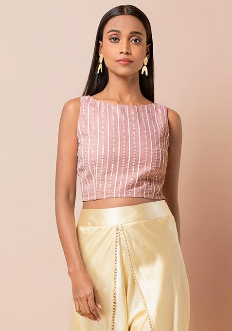 skirt and top wedding guest outfit