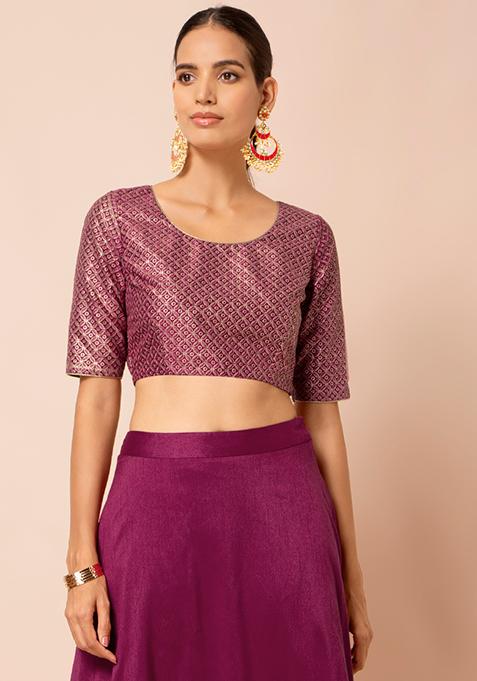 crop top with skirt online india