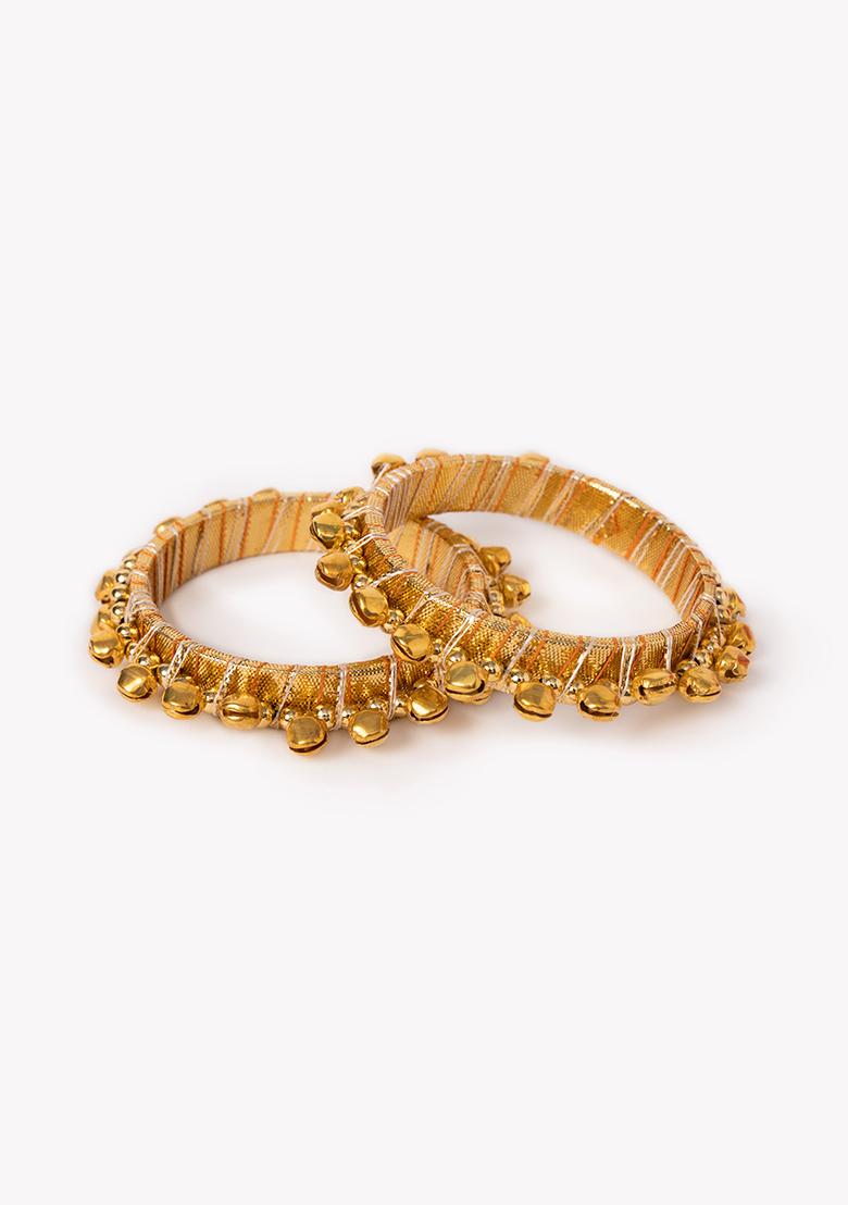 Buy OOMPH Jewellery Combo of 10 Green Bridal Chuda Bangle Set | Silk Thread  & Kundan | For Women & Girls Stylish Latest - Size 2.6 (BKM9_AOR1) at  Amazon.in