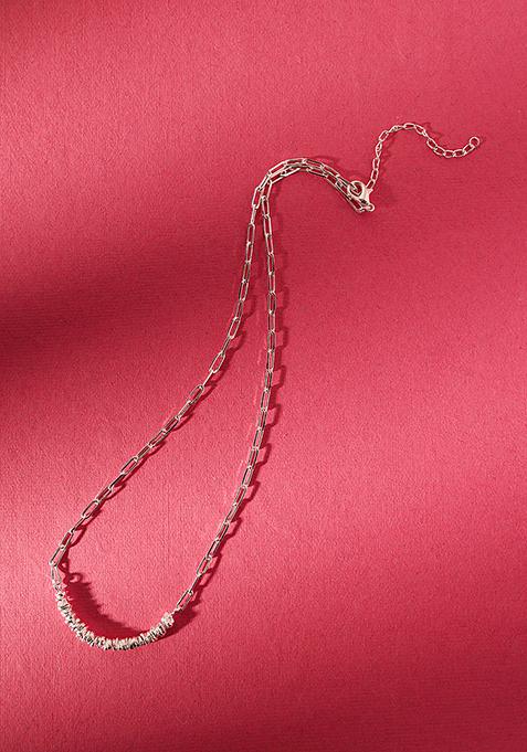Silver Plated Chain Link Necklace