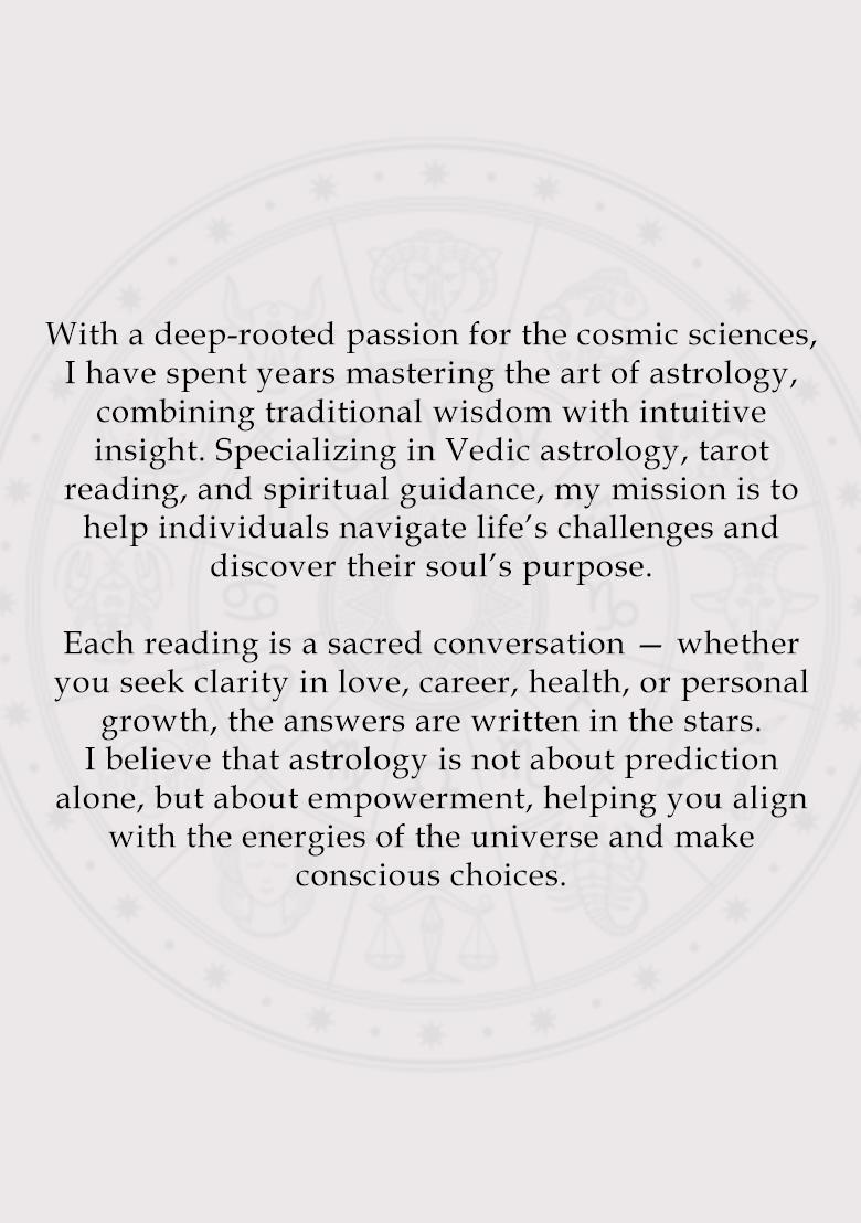 Vedic Astrologer Vikram Choudhury