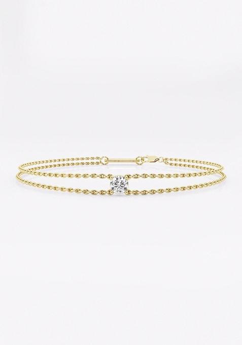 1/2 ctw Round Lab Grown Diamond Equity Bracelet-7 Inches