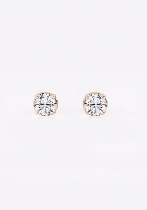 1/2 ctw Round Near-Colorless (F-G) Lab Grown Diamond Stud Earrings