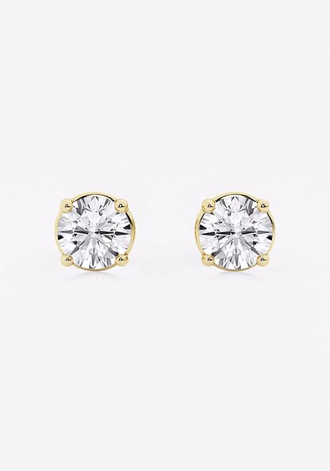 1/2 ctw Round Near-Colorless (H-I) Lab Grown Diamond Stud Earrings