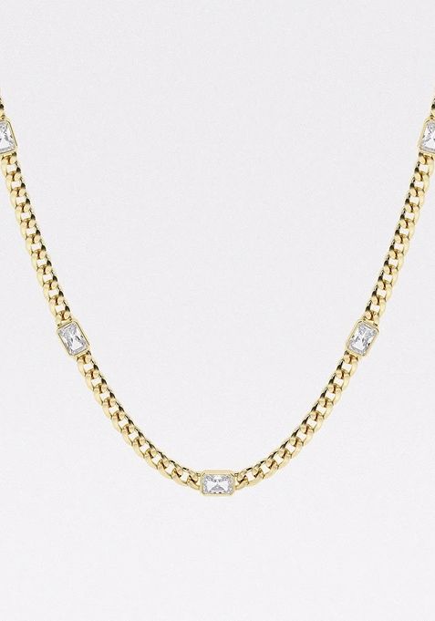 2 1/2 ctw Radiant Lab Grown Diamond Station Fashion Necklace