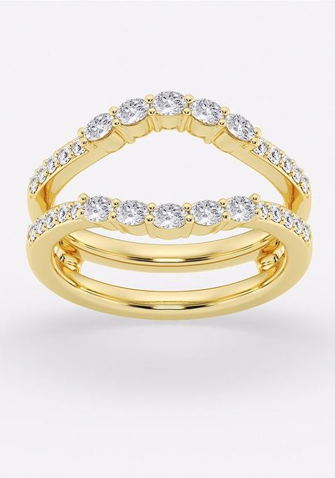 1/2 ctw Oval Lab Grown Diamond Ring Enhancer