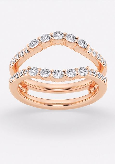 1/2 ctw Oval Lab Grown Diamond Ring Enhancer