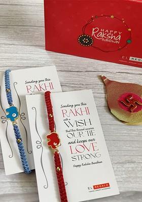 Kids 2 Rakhi Greeting Card Set