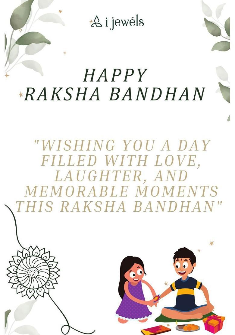 Red Cartoon Kids Thread Rakhi With Roli Chawal