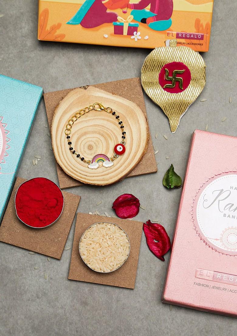 Kids Beaded Wraparound Rakhi - Indya