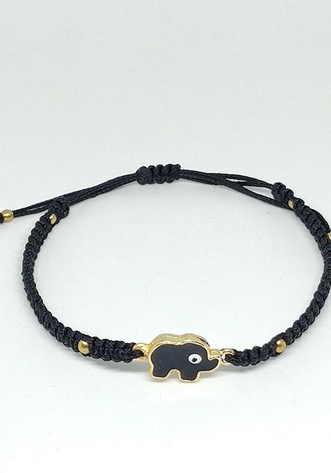 Unisexkids Black Rakhi And Roli Chawal Set