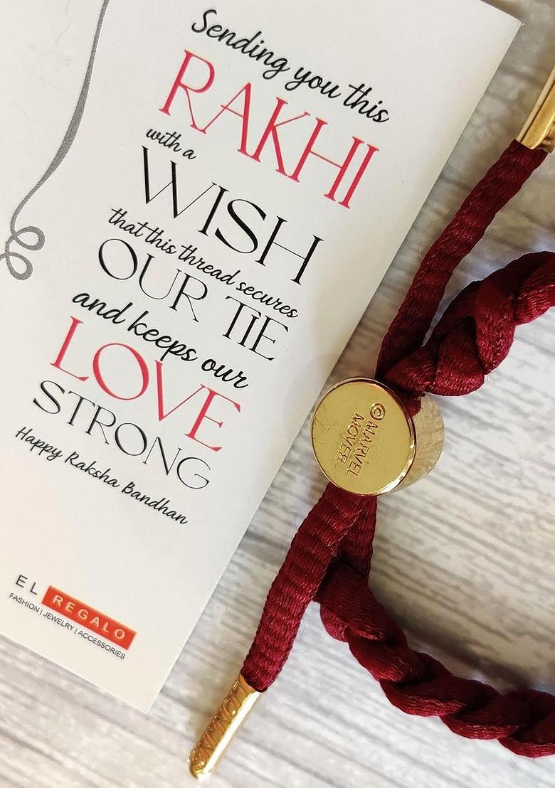 Kids Unisex Rakhi For Bhai With Roli Chawal Shagun And Greeting Card