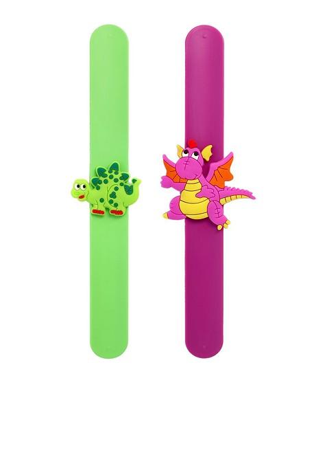 Kids Pack Of 2 Green Purple Wraparound Rakhi Combo With Card And Roli Chawal