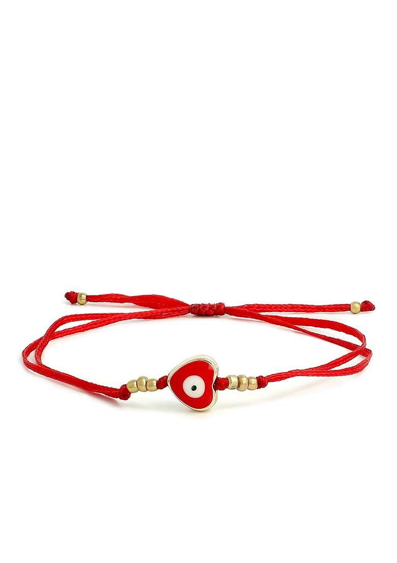 Kids Pack Of 2 Red Rakhi Combo With Card And Roli Chawal Shagun - Indya