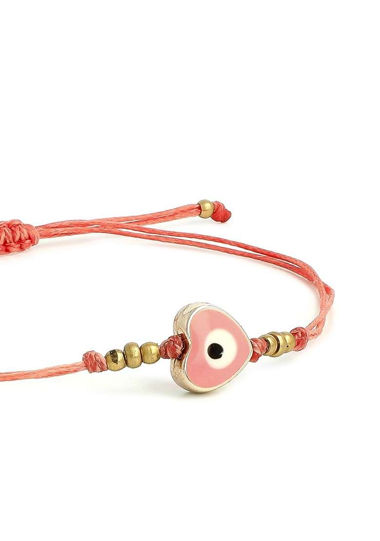 Kids Pack Of 2 Red Rakhi Combo With Card And Roli Chawal Shagun - Indya
