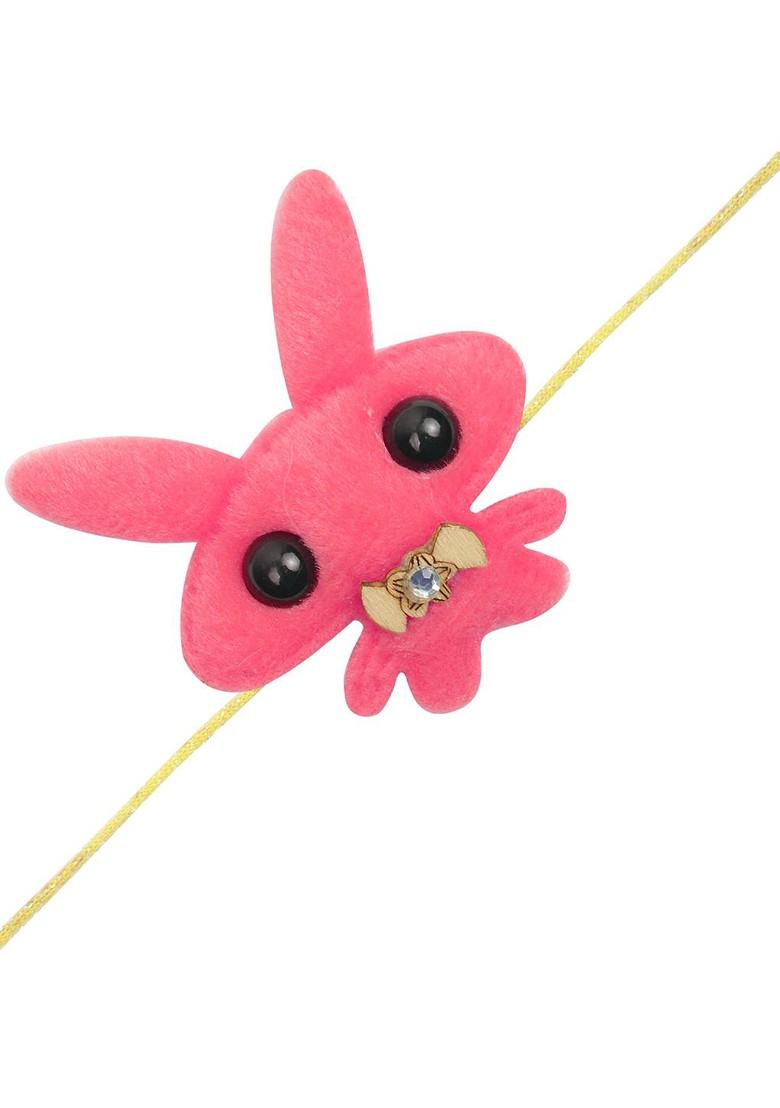Boys Pink Cartoon Rakhi - Indya