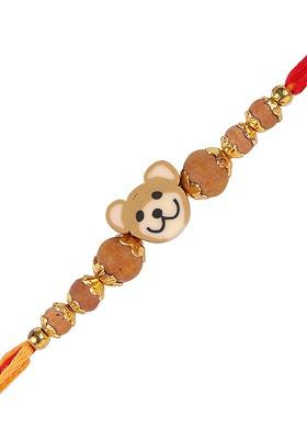 Boys Brown Beaded Rakhi